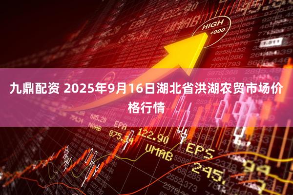 九鼎配资 2025年9月16日湖北省洪湖农贸市场价格行情