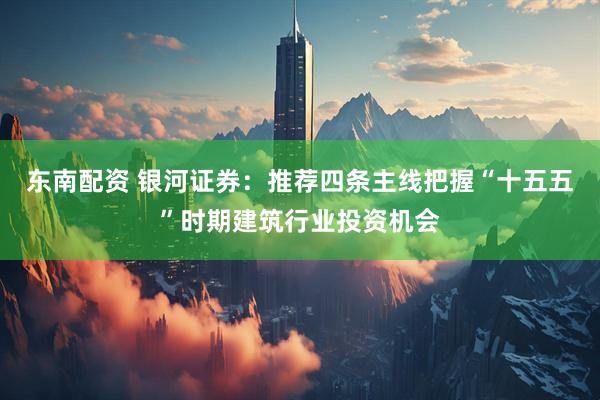 东南配资 银河证券：推荐四条主线把握“十五五”时期建筑行业投资机会